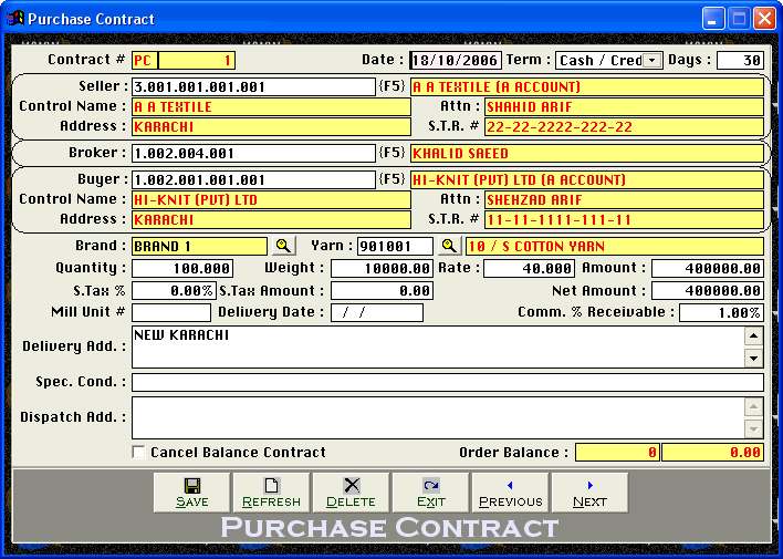 MBS Multi-Level Yarn Trading