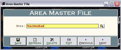 Area Master File