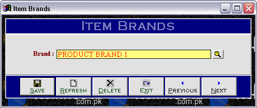 Brands Master File